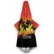 Tropical Sunset Hooded Towel - Hanging