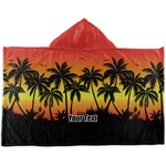 Tropical Sunset Kids Hooded Towel (Personalized)