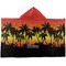 Tropical Sunset Hooded towel