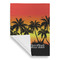Tropical Sunset House Flags - Single Sided - FRONT FOLDED