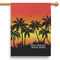 Tropical Sunset House Flags - Single Sided - PARENT MAIN