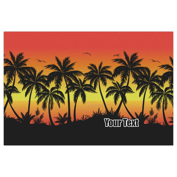 Tropical Sunset Indoor / Outdoor Rug - 2'x3' - Front Flat