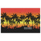 Tropical Sunset Indoor / Outdoor Rug - 5'x8' - Front Flat
