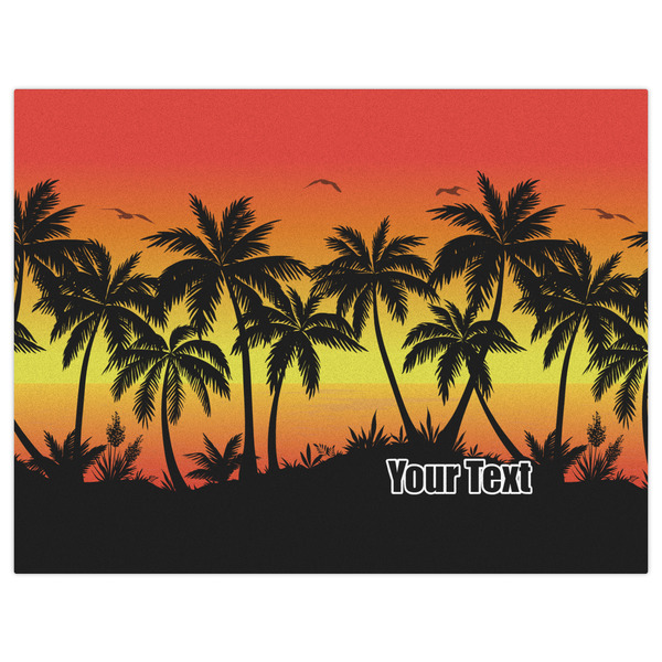 Tropical Sunset Indoor / Outdoor Rug - 6'x8' - Front Flat