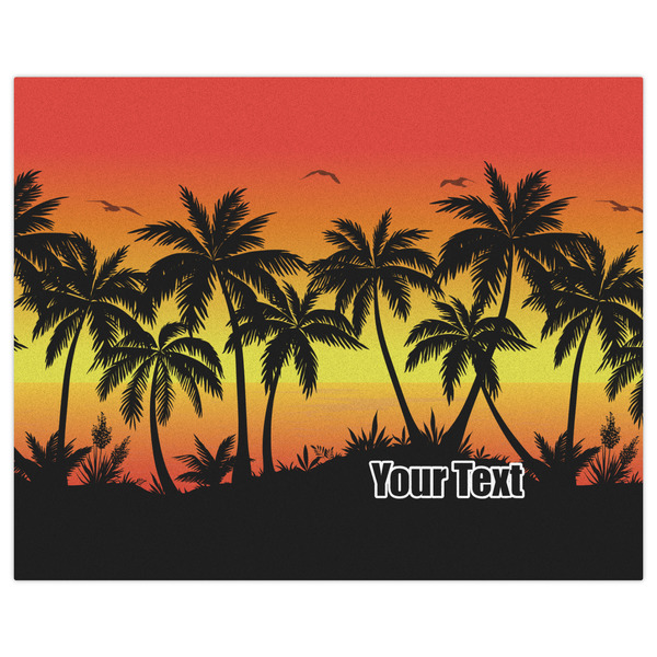 Tropical Sunset Indoor / Outdoor Rug - 8'x10' - Front Flat
