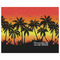 Tropical Sunset Indoor / Outdoor Rug - 8'x10' - Front Flat