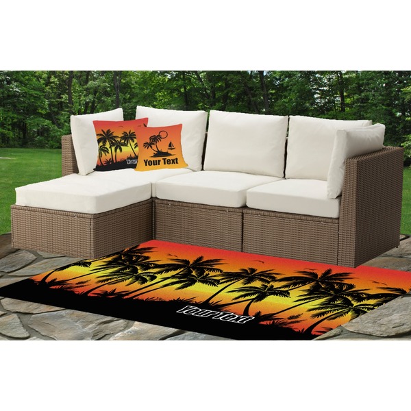 Tropical Sunset Indoor / Outdoor Rug & Cushions