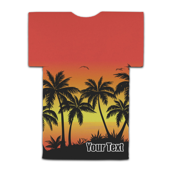 Tropical Sunset Jersey Bottle Cooler - BACK (flat)