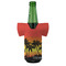 Tropical Sunset Jersey Bottle Cooler - FRONT (on bottle)