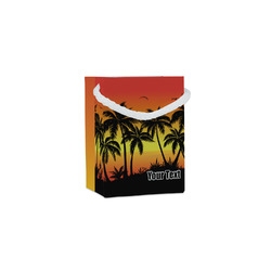 Tropical Sunset Jewelry Gift Bags - Gloss (Personalized)