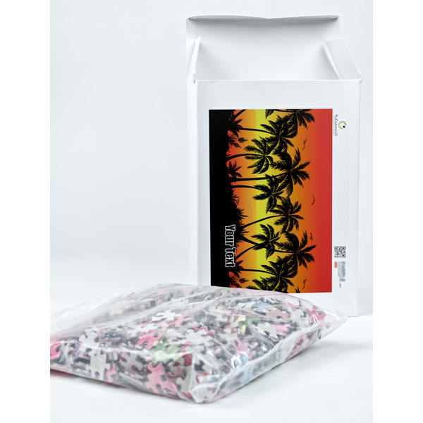 Tropical Sunset Jigsaw Puzzle 1014 Piece - Box