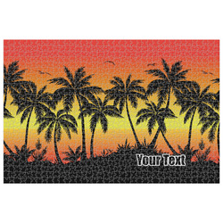 Tropical Sunset 1014 pc Jigsaw Puzzle (Personalized)