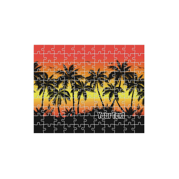 Custom Tropical Sunset 110 pc Jigsaw Puzzle (Personalized)