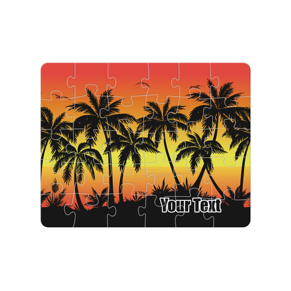 Custom Tropical Sunset Jigsaw Puzzles (Personalized)