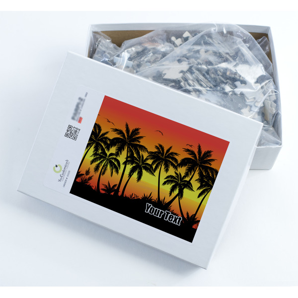 Tropical Sunset Jigsaw Puzzle 500 Piece - Box