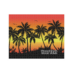 Tropical Sunset 500 pc Jigsaw Puzzle (Personalized)
