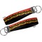 Tropical Sunset Key-chain - Metal and Nylon - Front and Back