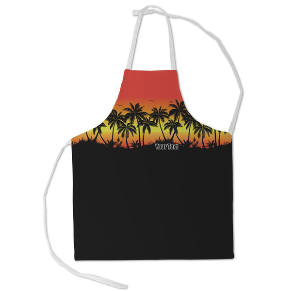 Custom Tropical Sunset Kid's Apron - Small (Personalized)
