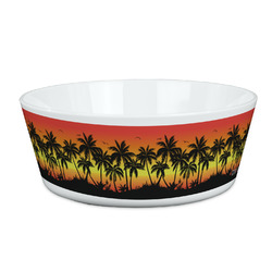 Tropical Sunset Kid's Bowl (Personalized)