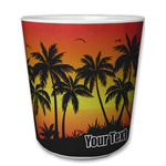 Tropical Sunset Plastic Tumbler 6oz (Personalized)