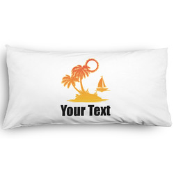 Tropical Sunset Pillow Case - King - Graphic (Personalized)