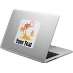 Tropical Sunset Laptop Decal (Personalized)