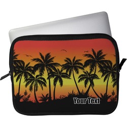 Tropical Sunset Laptop Sleeve / Case - 13" (Personalized)