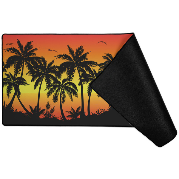 Tropical Sunset Large Gaming Mats - FRONT W/ FOLD