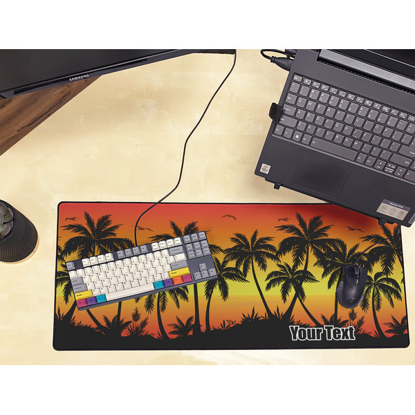 Tropical Sunset Large Gaming Mats - LIFESTYLE