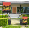 Tropical Sunset Large Garden Flag - Single Sided (Personalized)