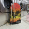 Tropical Sunset Large Laundry Bag - In Context