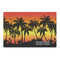 Tropical Sunset Large Rectangle Car Magnets- Front/Main/Approval