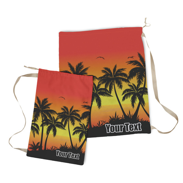 Tropical Sunset Laundry Bag - Both Bags