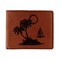 Tropical Sunset Leather Bifold Wallet - Single