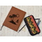 Tropical Sunset Leather Sketchbook - Large - Double Sided - In Context