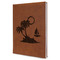 Tropical Sunset Leather Sketchbook - Large - Single Sided