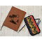 Tropical Sunset Leather Sketchbook - Small - Double Sided - In Context