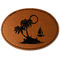 Tropical Sunset Leatherette Patches - Oval