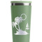Tropical Sunset Light Green RTIC Everyday Tumbler - 28 oz. - Close Up