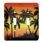 Tropical Sunset Light Switch Cover (2 Toggle Plate)