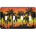 Tropical Sunset Light Switch Cover (4 Toggle Plate)