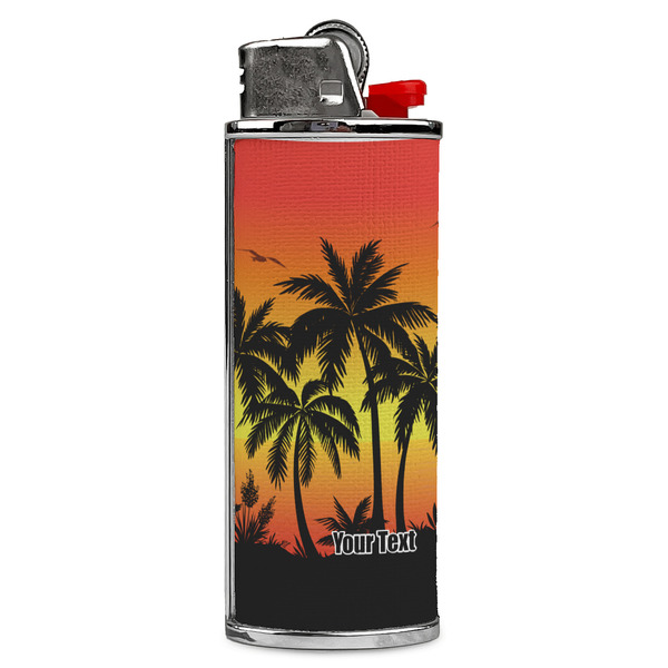 Custom Tropical Sunset Case for BIC Lighters (Personalized)