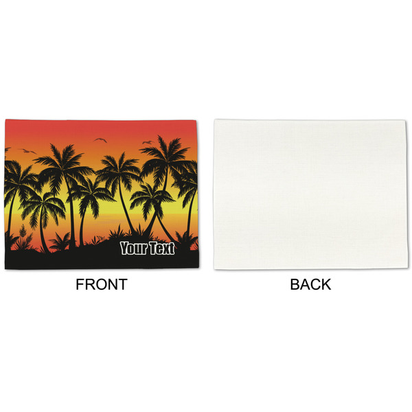 Tropical Sunset Linen Placemat - APPROVAL Single (single sided)