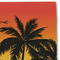 Tropical Sunset Linen Placemat - DETAIL