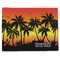 Tropical Sunset Linen Placemat - Front