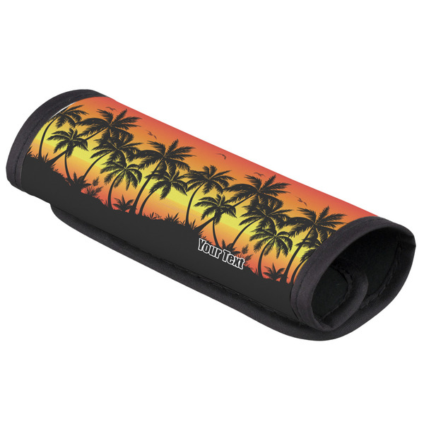 Custom Tropical Sunset Luggage Handle Cover (Personalized)
