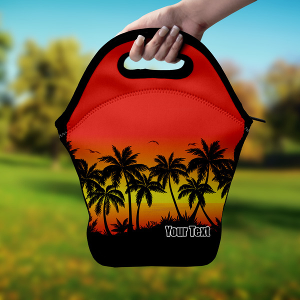 Tropical Sunset Lunch Bag - Hand
