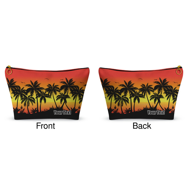 Tropical Sunset Makeup Bag (Front and Back)