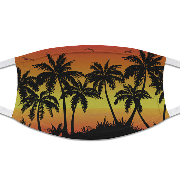 Custom Tropical Sunset Cloth Face Mask (T-Shirt Fabric)