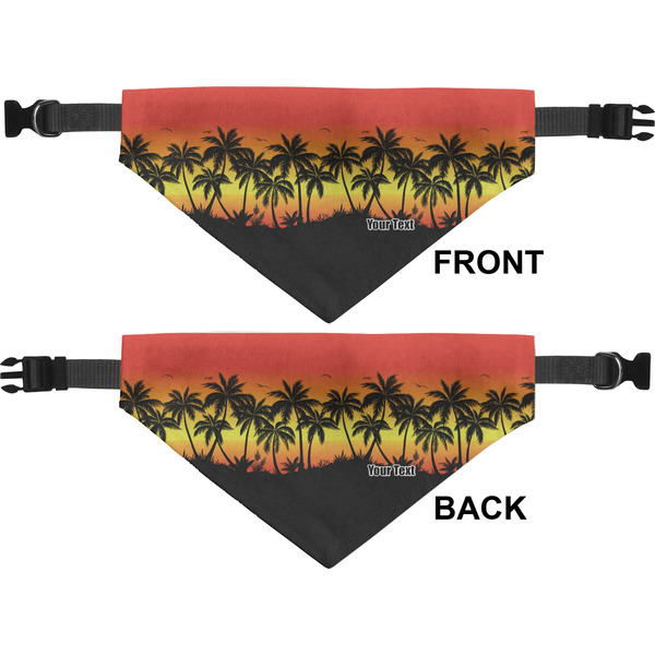 Tropical Sunset Medium Dog Bandana Approval